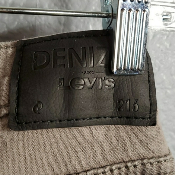 Levis 216 Skinny Gray Jeans 34x30 - Picture 4 of 4